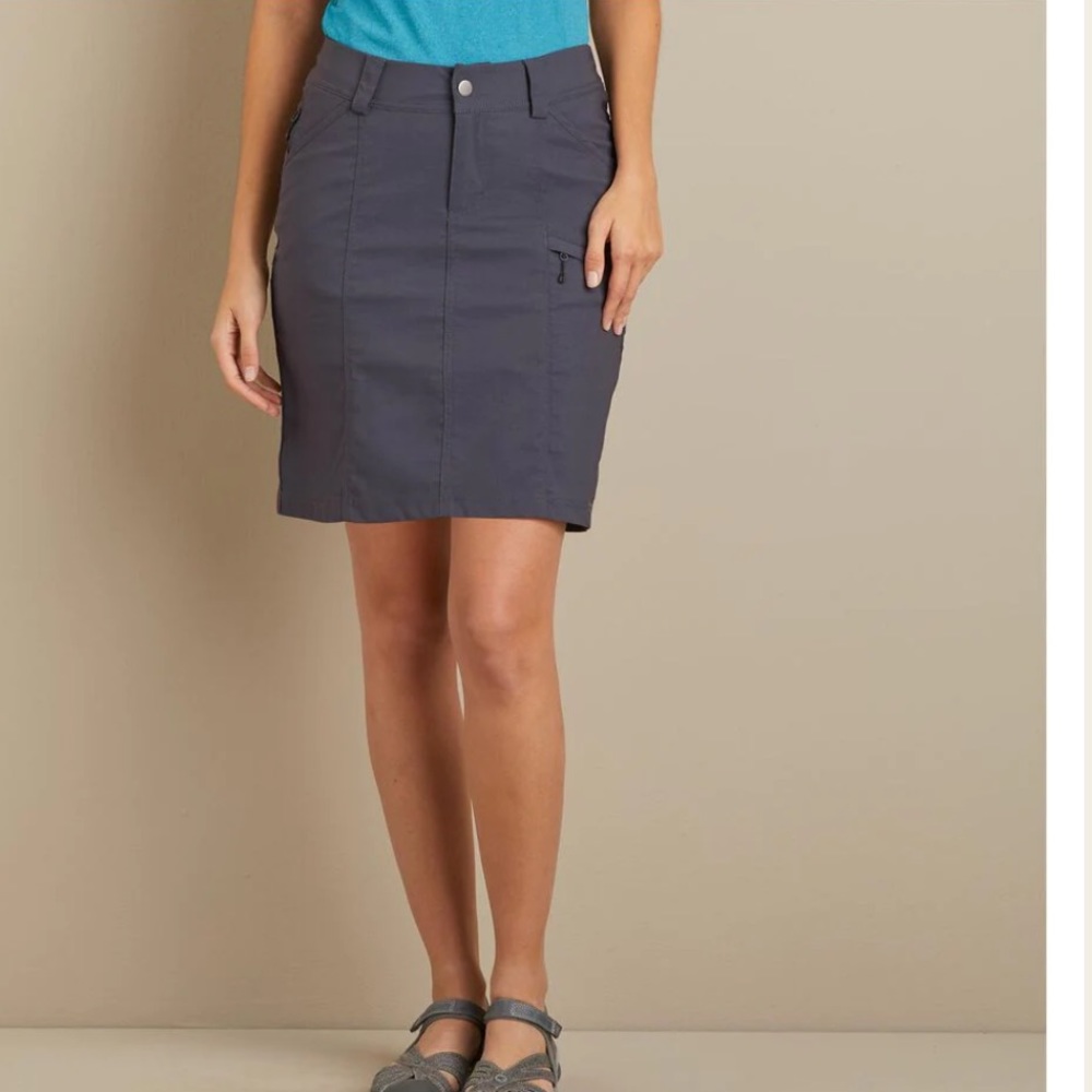 Duluth Trading Co Charcoal Gray Utility Skort